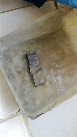 ETCHING WITH NITRIC ACID WORK-PIECE FOR MICROSTRUCTURE / MACROSTRUCTURE EVALUATION (NITAL)