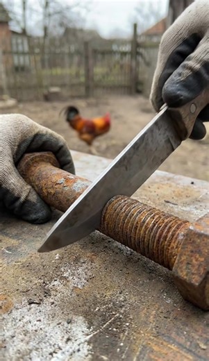 Perfect Cut of Rust: Satisfying ASMR Experience