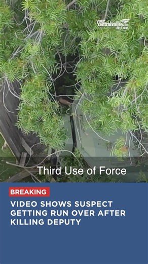 Video shows suspect getting run over after killing Tulare County deputy #tularecounty #porterville