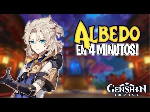 ALBEDO EN 4 MINUTOS! ⚗️🎨 | Genshin Impact - Guía de Albedo