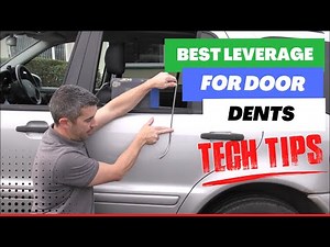 How To Get The Best Leverage When Working Door Dents | Tech Tips