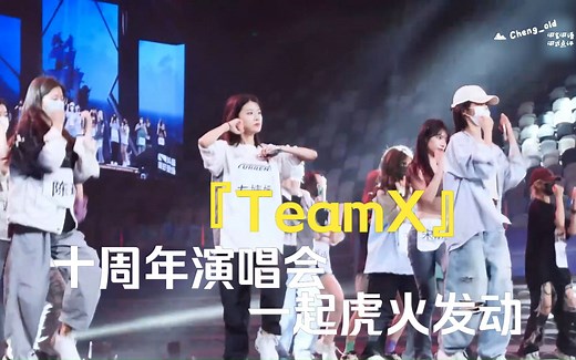『TeamX』十周年演唱会一起虎火发动（20230825 十周年VLOG）