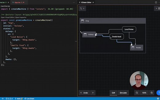 低代码可视化 状态管理 low-code visual editor - XState 🤯