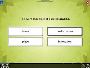 Lexia Core 5 Reading Level 18 Academic Vocublary 2 Skill Check