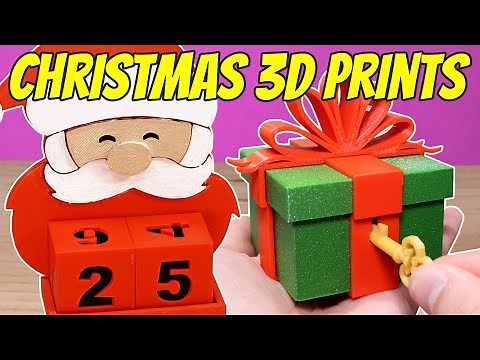 3D Printed Christmas Creations for the Holidays