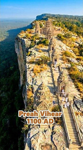 They Built a Temple on the Edge of a 525-Metre Cliff in 30 Seconds 🛕