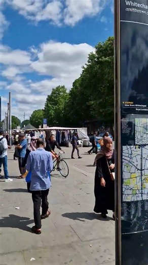 Walking Through Whitechapel Market | London UK #shorts #shortvideo #walkthrough
