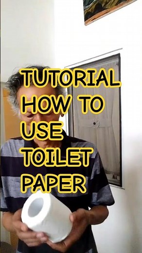 Tutorial How to Use Toilet Paper #dmazsh