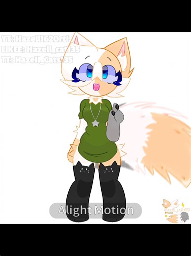 Baila sin mi nanana nana :3 (Cr: Kiladosha) #animation #alightmotion #Trend #hazell_cats #tiktok