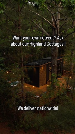 Have you seen our Highland Cottages? These beautiful tiny homes are designed specifically for short term rentals and make a wonderful couples retreat! We sell and deliver these nationwide. Email doug@timbercrafttinyhomes.com for more information! Check out more of them at @highland_cottages | Timbercraft Tiny Homes