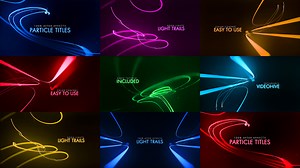 Particle Titles | Light Trails for After Effects