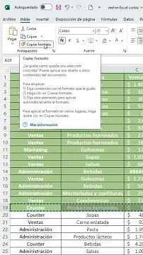 Learn to copy and paste formatting across multiple cells in Excel #learnexcel #excellearn #excel