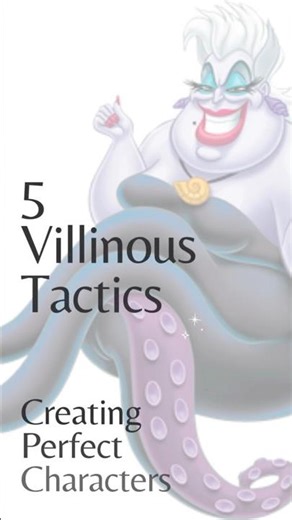 5 TACTICS to write the perfect villain! 👿📜 #shorts #creativewriting