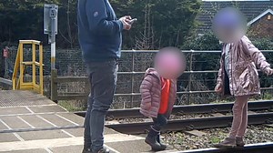 Shocking compilation of level crossing misuse - including toddler playing on live tracks