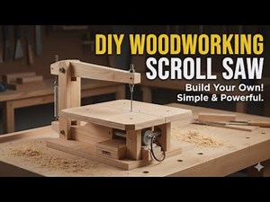 “DIY Scroll Saw Build – Powerful Woodworking Tool You Can Make at Home!”