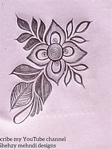 Easy Flower Mehndi Tutorial for Beginners