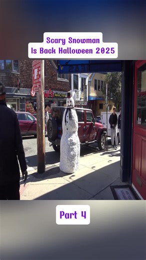 Scary Snowman Is Back Halloween 2025 #Pranks #FunnyVideos #LaughOutLoud #part4