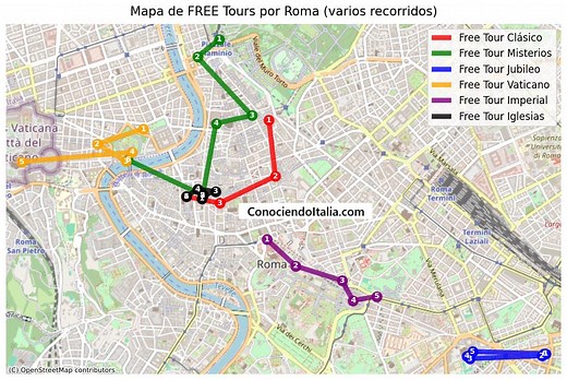 Los 7 mejores FREE TOUR en Roma en español – GRATUITOS | Italia