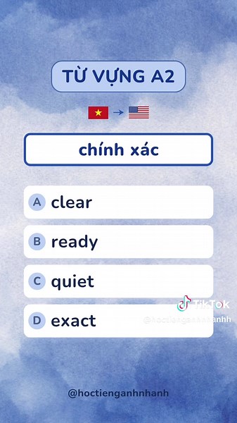 Test nhanh từ vựng tiếng Anh mỗi ngày | Từ vựng A2 chủ đề Academic | A2 vocabulary 001 #tuvungtienganh #vocabulary #hoctienganh #learnenglish #hoctienganhnhanh #learnontiktok #tuvungtienganhtheochude