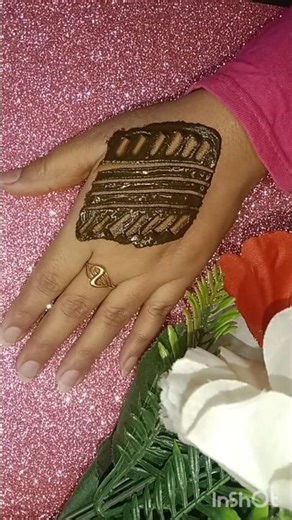 easy mehendi design #simplemehndidesign #viralshort