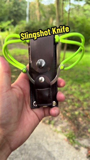 Durable Folding Knife with Slingshot Feature for Outdoors