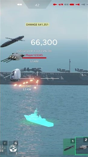 JS YAMATO AEGIS Damage test ModernWarships ‪@Modern_Warships‬