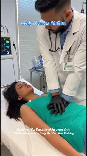 Correct Body Position for CPR | Doctor Demo #CPRForm