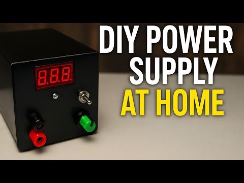 DIY Adjustable Power Supply at Home | Easy Electronics Project 2025