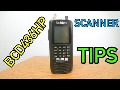 Basic BCD436HP Scanner Tips (From An Amateur User)
