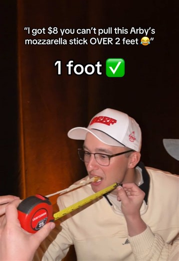 Big Cheese Pull Challenge with Arby’s Mozzarella Sticks