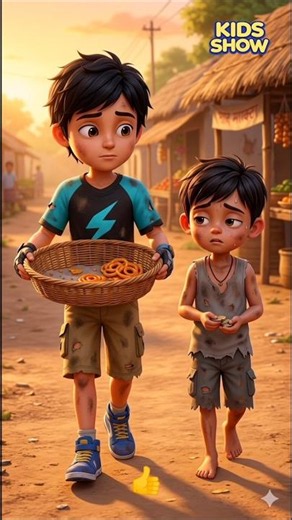 😢 The Heart-Touching Story of Poor Shiva and His Younger Brother | Shiva #shivarudra #shorts #viral