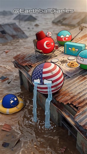 USA losing Saudi Arabia like "WILSOOON!" 😭🇸🇦🚢 #countryballs