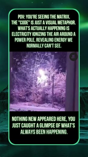 “POV: You’re Seeing the Matrix 🤯⚡ #facts