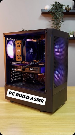 We did PC building ASMR again! This time, we’re building one of our Black Friday systems, the Ignite! If you want one of these systems for just £999, head over to our Black Friday page! #pcgaming #techtok #pcgames #pcbuild #gamingpc | PCSpecialist