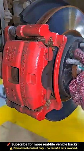 Install New Brake Pads & Smooth Stopping Power!#shortsfeed