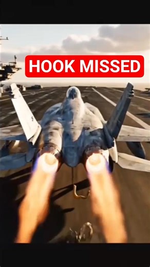 “Carrier Landing Failed… Pilot Saves the Jet at the Last Second!”