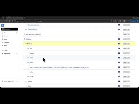 How to Manage the Main Menu