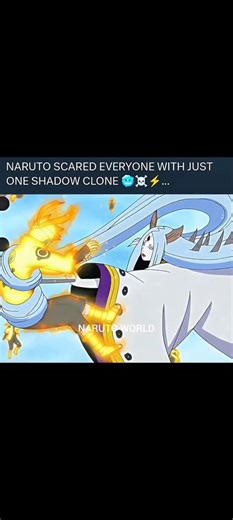 233K views · 6K reactions | NARUTO SCARED EVERYONE WITH JUST ONE SHADOW CLONE... | Naruto World | Facebook