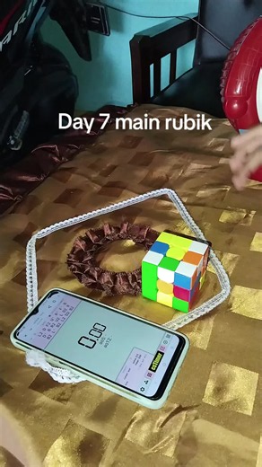 Rubik 3x3 Day 7 Main Solve — Scramble Included
