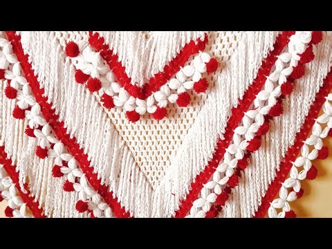 Wow💫👌 get parda ka design//new design get parda for beginners two colours Beautiful design