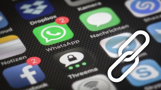WhatsApp-Status: Link einfügen