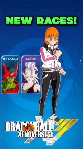 DRAGON BALL XENOVERSE 3 *NEW* CAC Races & Transformation REVEALS!😱 #dragonballz #dragonball #shorts