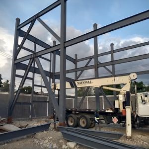 [Hot Item] Haiti Prefab Steel Structure Workshop High Rise Metal Frame Warehouse