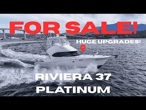 FOR SALE! RIVIERA 37 Platinum Flybridge Motor Cruiser "Devil Moon"