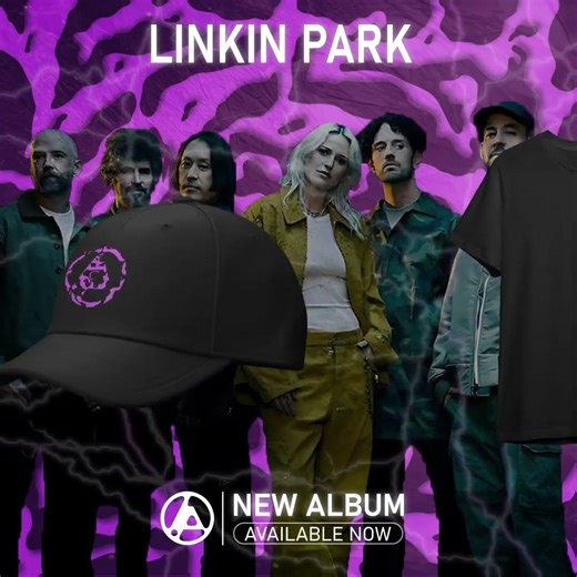 Creation of a fictional album ad for Linkin Park