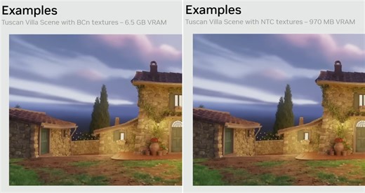NVIDIA NTC 技術：VRAM 最高可省 85%，還能提升畫質表現 - 滄者極限