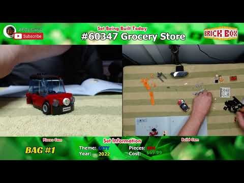 LEGO 60347 - Grocery Store (2022) Build With Me