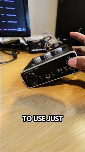 Equipment in my setup part 1 - Behringer U-Phoria UM2 #microphone #audiointerface #behringer #setup