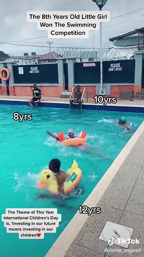 Celebrating Children's Day 2022 with Swimming Competition Winners