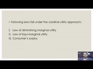 Cardinal vs Ordinal utility approach
